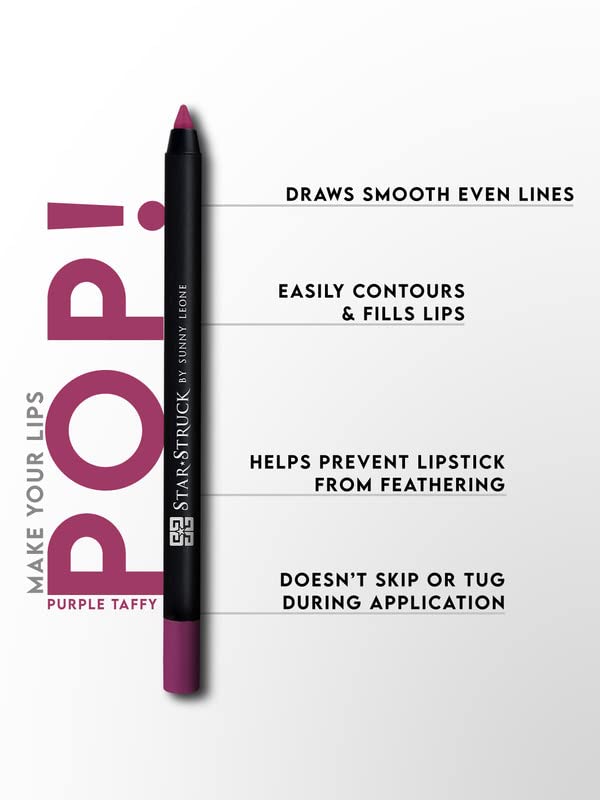 STARSTRUCK BY SUNNY LEONE Long Wear Lip Liner Purple Taffy - View 2 of 3