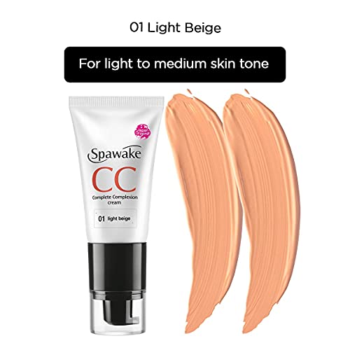 Spawake CC Cream Matte 01 Light Beige with SPF 32/PA++, All Skin Types, 30g, Pack of 2 (FROM INDIA SAB) - View 3 of 3