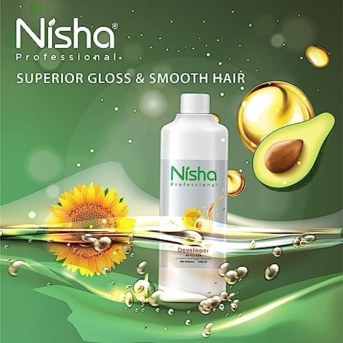 Nisha Professional Hair Colour Developer 30 Volume (9%) - 1000ml - Image 2
