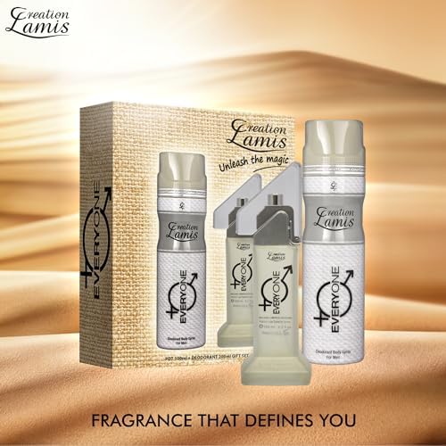 Creation Lamis Deluxe Everyone Perfume Gift Set for Unisex (Parfume de Toilette 100ml + Body Spray 200ml) Long Lasting Perfume Unisex Gift Set FROM DUBAI (SAM) - View 3 of 3