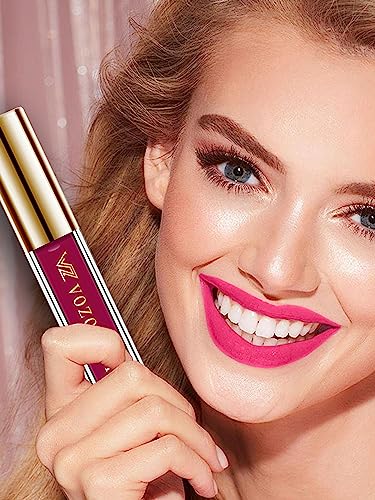 VOZO Stay-All-Day Matte Liquid Lipstick - Waterproof &amp; Fade-Resistant (Maroon) 4ml(FROM INDIA)JEZ - View 3 of 3