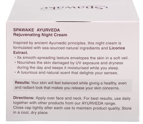 SPAWAKE Ayurveda Rejuvenating Night Cream-50 g (FROM INDIA SAB) - View 3 of 3