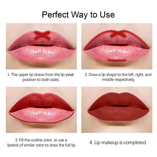 CVB C12 Nude’It Lip Colour for Smudge Proof Matte Finish, Texture Highly Long-Lasting Lipstick (204 RUSTY, 3.8g(FROM INDIA SAB)) - View 3 of 3