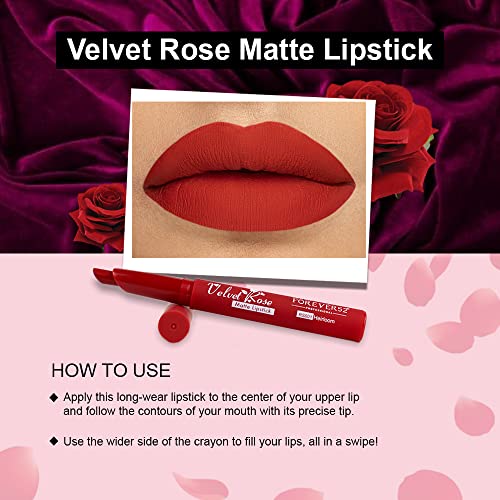 Daily Life Forever52 Velvet Rose Matte Long Lasting Crayon Lipstick (Enriched with Rose Oil) Hydrating &amp; Long-Lasting Matte Lip Color Bold and Silky Matte Finish Look - View 3 of 3