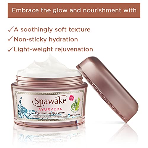 Spawake Ayurveda Face Cream, Rejuvenating Day Cream with SPF 30 PA++, 50g (FROM INDIA SAB) - View 2 of 3