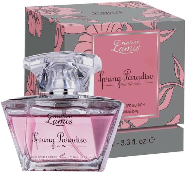 Creation Lamis Deluxe Spring Paradise Eau de Parfum for Women, Spicy &amp; Woody Long Lasting Feminine Fragrance, Body Perfume for Women (100ml) FROM DUBAI (SAM) - View 3 of 3