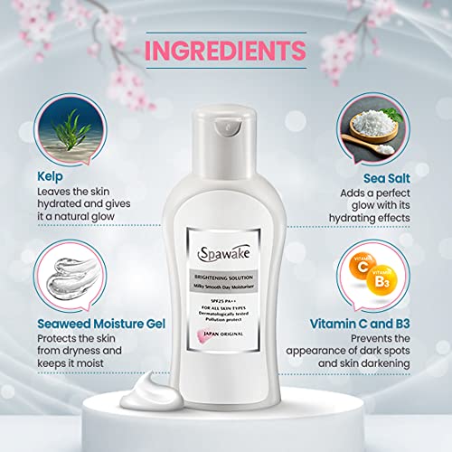 Spawake Vitamin C Moisturizer For Face, Brightening Solution Milky Smooth With Spf 25/Pa++, 40Ml - Lotion (FROM INDIA SAB) - View 3 of 3