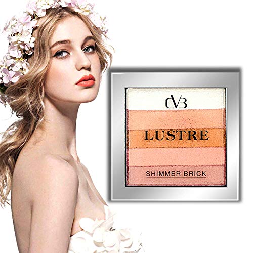 CVB C35 Lustre Shimmer Brick for Skin Radiance, Instant Glow Highlighter for Face Makeup (Shade 02, 9g) (FROM INDIA SAB) - View 2 of 3