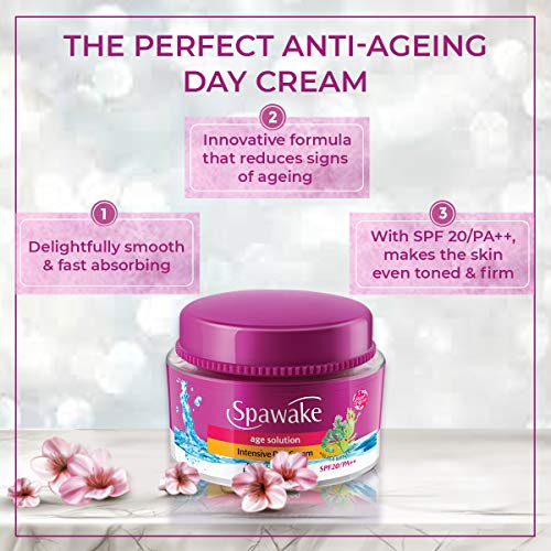 Spawake Anti Aging Face Cream, Age Solution Intensive Day Cream with SPF 20 PA++, 25g (FROM INDIA SAB) - View 2 of 3