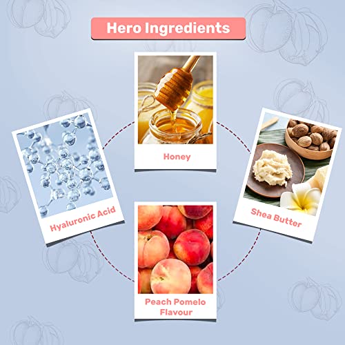 ENN Pucker Hydrating Lip Mask With Hyaluronic Acid (Pomelo) | Tinted Lip Mask for Dry and Dark Lips | Chapped Lips | Natural | For Man and Women | 6gm (FROM INDIA SAB) - View 3 of 3