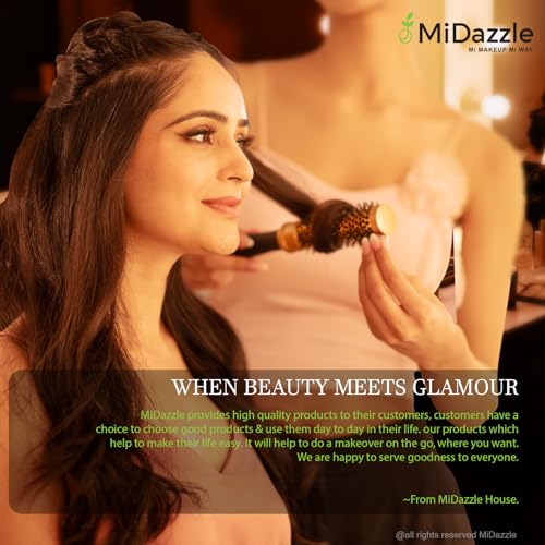 Midazzle Premium Gradient Pink 3D Hair Brush (India's Fastest Growing Hair Brush Brand) For Men &amp; Women | All Hair Types (MDHB00014) - View 3 of 5