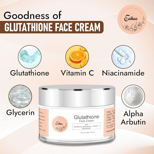 Eabhaa Radiant Harmony Complex Face Cream with Glutathione, Vitamin C Cream for Men and Women (50g) - Image 4