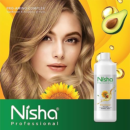 Nisha Professional Hair Colour Developer 30 Volume (9%) - 1000ml - Image 5