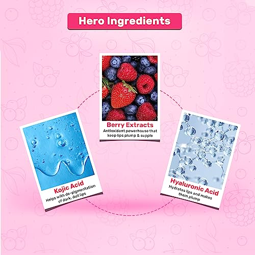 Enn Berry Bomb Tinted Lip Mask for Intense Hydration, Nourishes Dry, Damaged &amp; Chapped Lips with Natural Berries Extract &amp; Hyaluronic Acid for Lip Pigmentation Removal, 15Gm(FROM INDIA SAB) - View 3 of 3