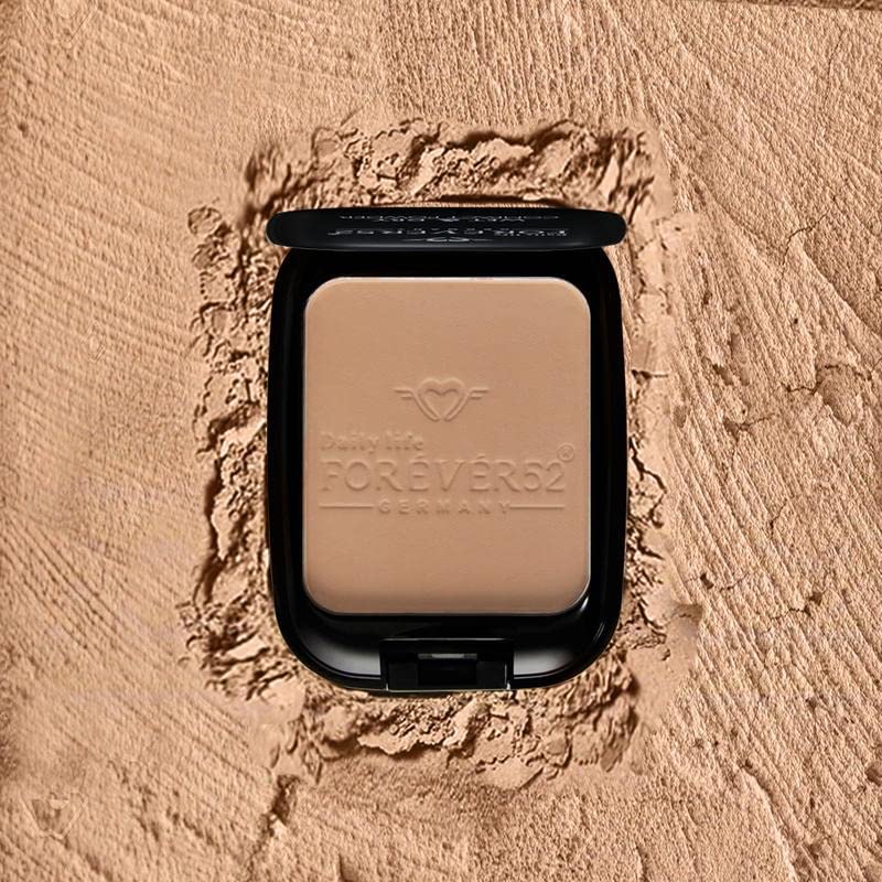 Daily Life Forever52 Dual Wet and Dry Compact + Makeup Setting Powder (Caramel - 007, 12g) | Matte Finish | Lightweight | Long Lasting | Enriched With Vitamin E | Vegan - View 4 of 4