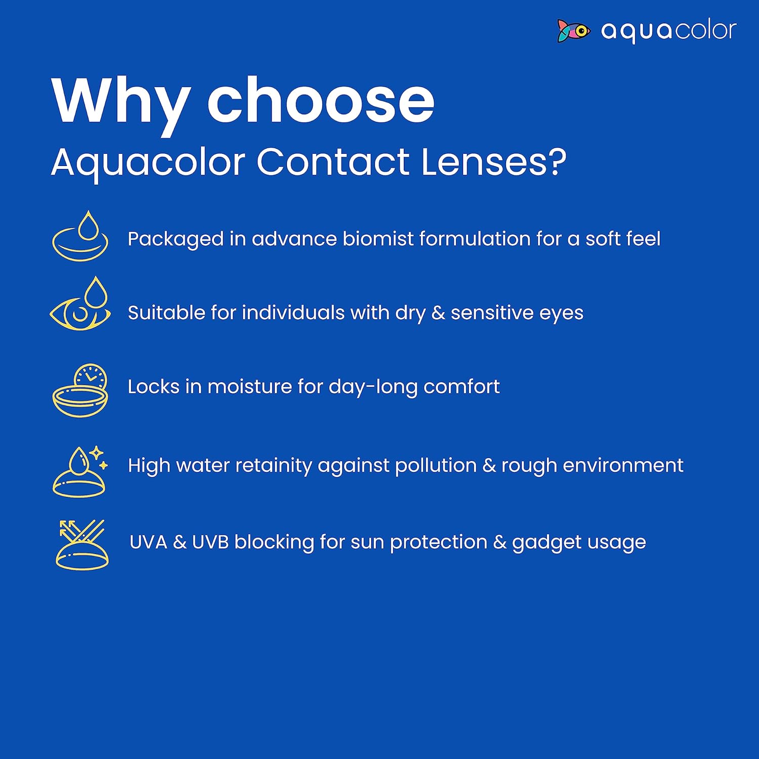 Aquacolor Monthly Disposable Premium - 1 Lens Pack (-3.5 Power, Spicy Grey Color)(FROM INDIA)NUZ - View 4 of 4