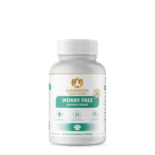 Maharishi Ayurveda Ashwagandha Worry Free Ayurvedic Tablets, Help Keeps The Mind And Body Calm And Relaxed Non Addictive By Maharishi Ayurveda 60 Tablets Pack Of 1(FROM INDIA)NUZ - Shop at Colombo Mall
