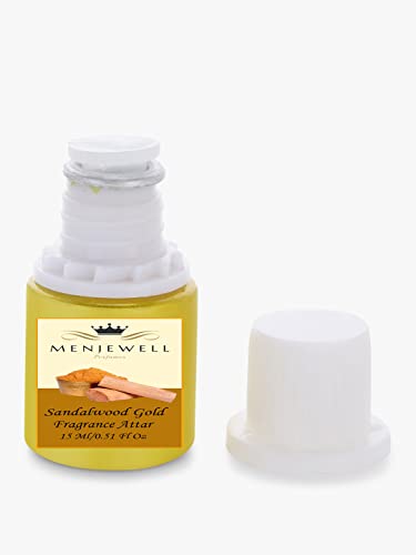 Menjewell Sandalwood Gold Fragrance Long Lasting Attar For Men And Women 15ml - View 3 of 3