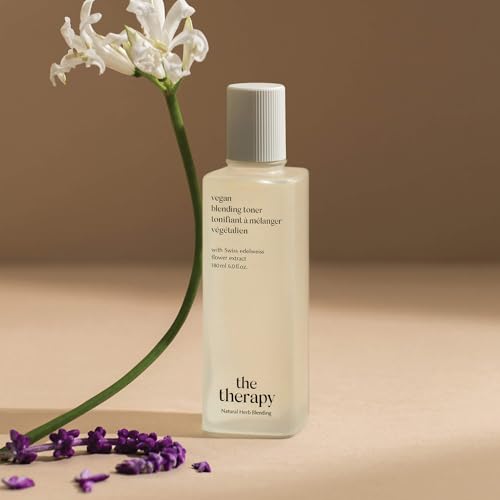 The Face Shop Therapy Vegan Blending Toner | Organic Vegan Soothing Face Toner | Elasticity Improvement &amp; Deeply Hydrating|K-Beauty|180ml (FROM INDIA)SAB - View 2 of 3