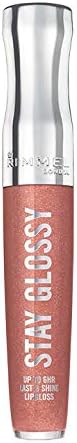Rimmel Stay Glossy 6HR Lip Gloss, Down To Gloss, 0.18 Fl Oz (Pack of 2) FROM DUBAI (SAM) - View 2 of 3