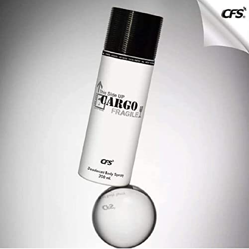 CFS CREATIVE FRAGRANCE SERIES Cargo White Deodorant Body Spray for Unisex, 200ml (FROM INDIA)SAB - View 2 of 3