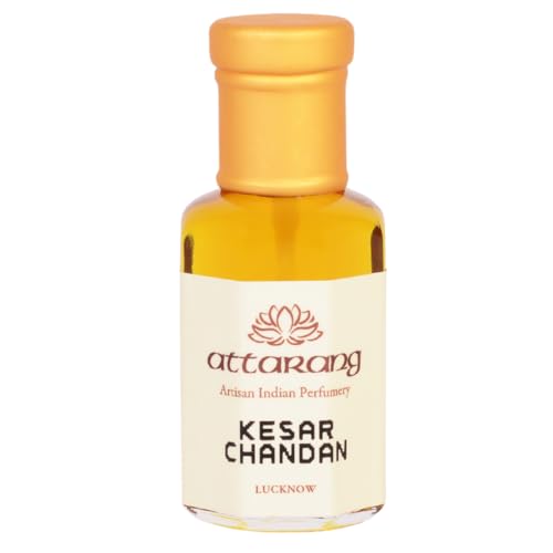 Kesar Chandan by Attarang - Premium Saffron Sandalwood Perfume Oil for Devotional &amp; Daily Use | Attar 10ml - View 3 of 4