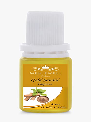 Menjewell Gold Sandal Fragrance Long Lasting Attar For Men And Women 15mlFROM INDIA)JEZ - View 2 of 3