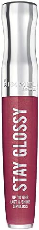 Rimmel Stay Glossy Lip Gloss - Non-Sticky and Lightweight Formula for Lip Color and Shine - 340 Captivate Me!, .18oz FROM DUBAI (SAM) - View 2 of 3
