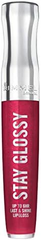 Rimmel Stay Glossy 6HR Lip Gloss, Grind Time, 0.18 Fl Oz (Pack of 1) FROM DUBAI (SAM) - View 2 of 3