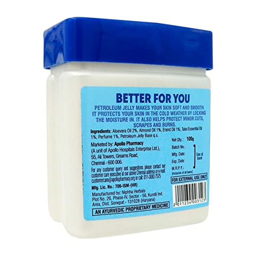 Apollo Life Petroleum Jelly, 100 gm (FROM INDIA)SAB - View 2 of 2