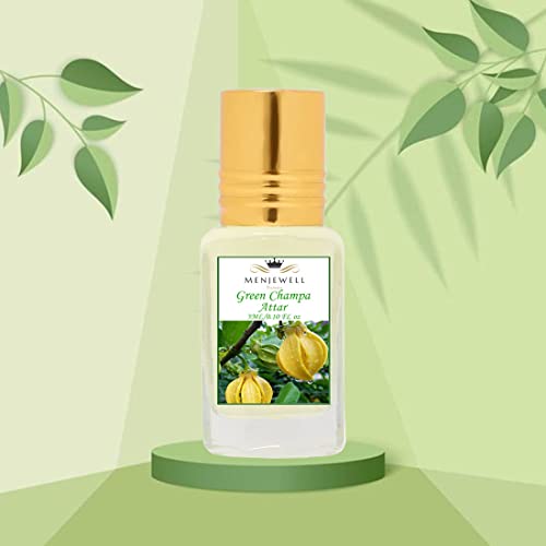 Menjewell Green Champa Attar For Men And Women 3ml - View 3 of 3