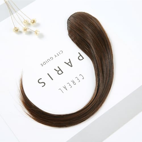 Secret Lives Dark Brown Clip In Synthetic Hair Sides Bang 2 pcs(FROM INDIA)NUZ - View 3 of 3