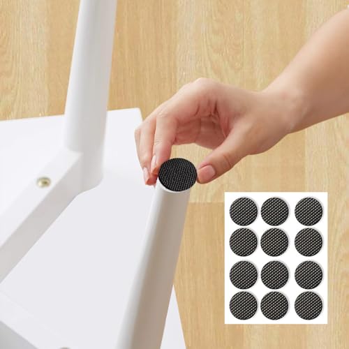 Chair Leg Protector, Fapiwen Silicone Round Non Slip Furniture Pads, Self Adhesive Furniture Feet Pads Anti Scratches Reduce Noise Chair Pads for Hardwood Floors Protectors (25 * 4mm/12pcs)(FROM INDIA)NUZ - Shop at Colombo Mall
