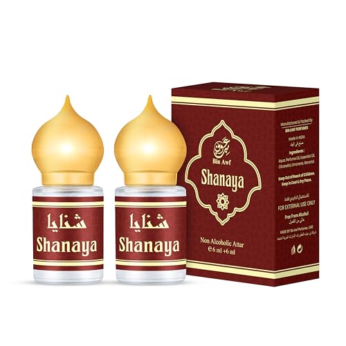 Bin Awf Shanaya Luxury Unisex 100% Alcohol Free Long Lasting Attar Perfume (12 ML) (12 ML) (FROM INDIA)SAB - View 3 of 3
