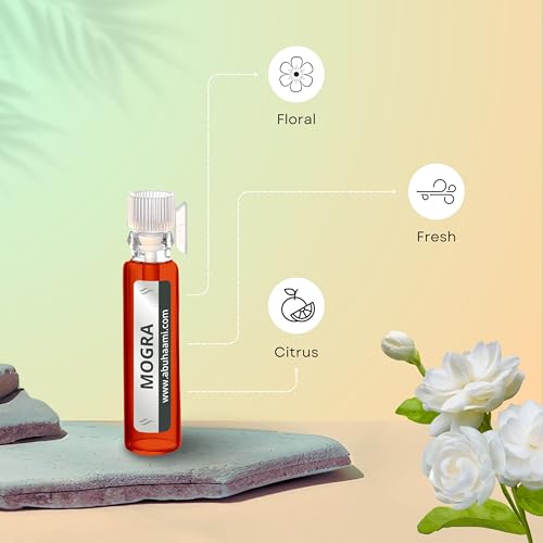 Abu Haami Organic Attar Collection Trial Pack Set of 5 Attars | Long Lasting Luxury Unisex Fragrance | Non Alcoholic Captivating Scent (FROM INDIA)SAB - View 3 of 3