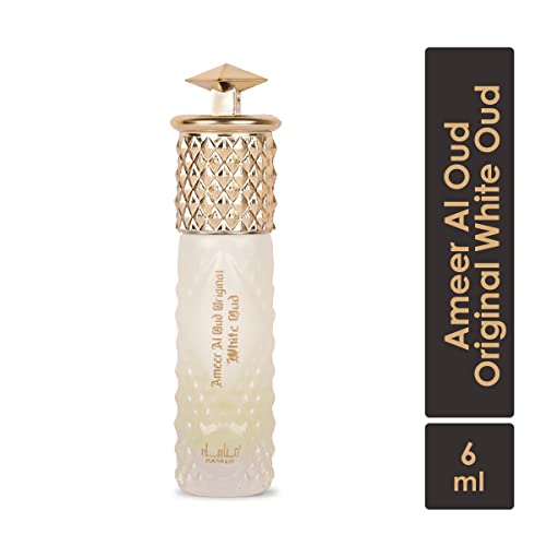 Manasik Ameer Al Oud Original White Oud Premium Attar, Floral, Aromatic &amp; Woody Soothing Fragrance, Long Lasting Roll on Itra For Men, 6ml - View 3 of 4
