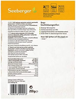 Seeberger Soft Apricots 200 G (Pack Of 1) FROM DUBAI (SAM) - View 3 of 3