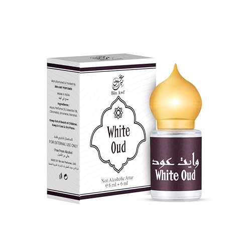 BinAwf White Oud Luxury perfume Unisex 100% Alcohol Free Long Lasting Attar Perfume (12 ML) (FROM INDIA)SAB - View 2 of 3