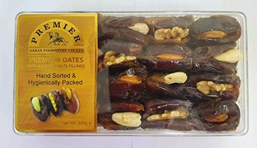 PREMIER Dates With Nuts Assorted Fillings (220g) FROM DUBAI (SAM) - View 2 of 2