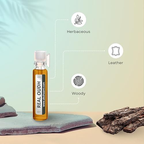 Abu Haami Organic Attar Collection Trial Pack Set of 5 Attars | Long Lasting Luxury Unisex Fragrance | Non Alcoholic Captivating Scent (FROM INDIA)SAB - View 2 of 3