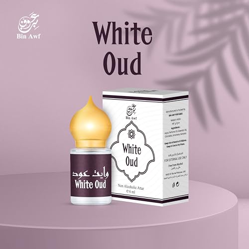Bin Awf White Oud Luxury perfume Unisex 100% Alcohol Free Long Lasting Attar Perfume (6 ML) (FROM INDIA)SAB - View 3 of 3