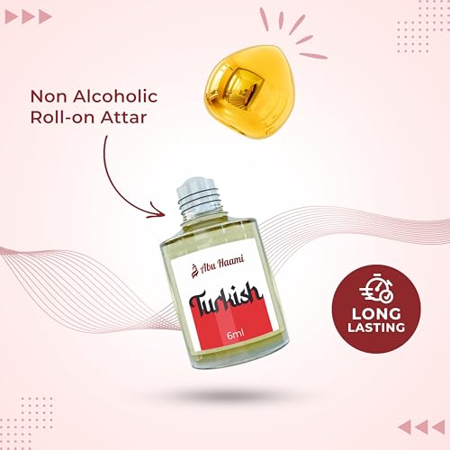 Abu Haami Turkish Attar Luxury Fragrance for Men &amp; Women | Arabic and French Blend Non-Alcoholic Unisex Fragrance Long Lasting 6 ml Roll-On Perfume for All Occasions (FROM INDIA)SAB - View 2 of 3