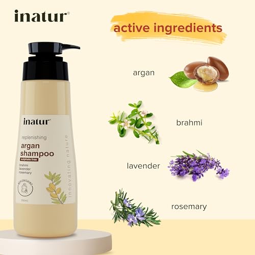 Inatur Argan Combo (Argan Shampoo 350 ml + Argan Conditiner 200 ml) (FROM INDIA)SAB - View 2 of 4