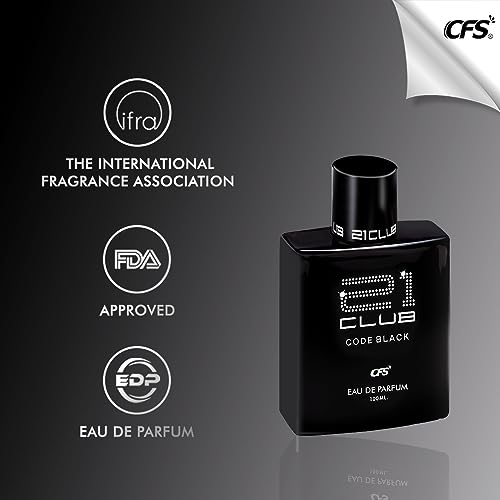 CFS 21 Club Code Black Eau De Parfum Long Lasting EDP For Men and Women 100ml (FROM INDIA)SAB - View 3 of 3
