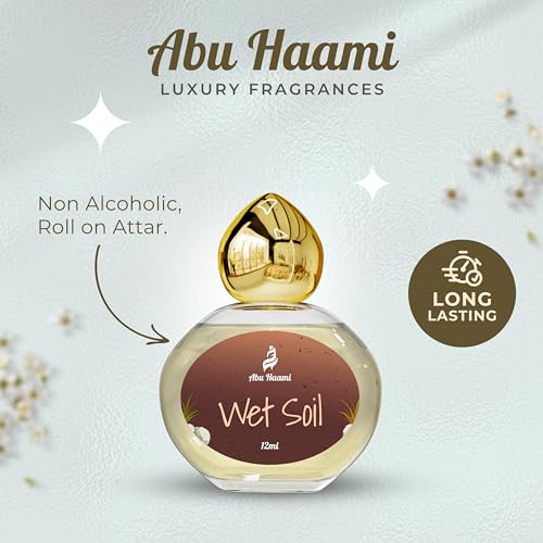 Abu Haami Wet Soil Rain Scent | Luxury Attar For Religious &amp; Personal Use | Natural Attar Long Lasting | Non-Alcoholic Roll-On Perfume for Men &amp; Women | 12 ML (FROM INDIA)SAB - View 3 of 3