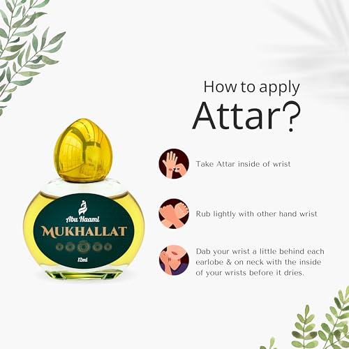 Abu Haami Mukhallat Attar Luxury Fragrance | Intense Oriental Scent | Non-Alcoholic Roll-On Unisex Perfume | 48 Hours Long Lasting Attar - 12 ml (FROM INDIA)SAB - View 2 of 3