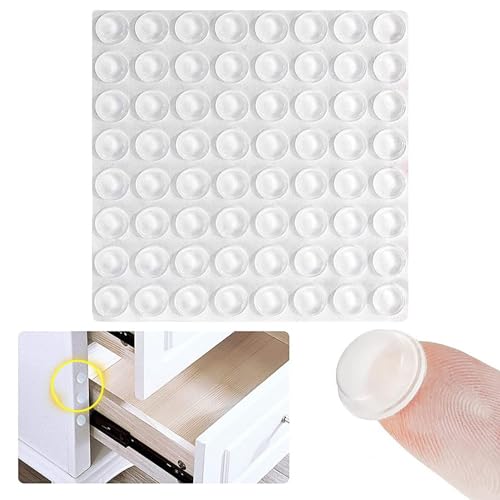 Fapiwen Cabinet Pads, 64Pcs Round Self Adhesive Silicone Bumper, Soft Close Cabinet Clear Bumper Dots Rubber Cupboard Door Bumpers Used In Furniture Dampening Noise (12 * 4Mm)(FROM INDIA)NUZ - Shop at Colombo Mall