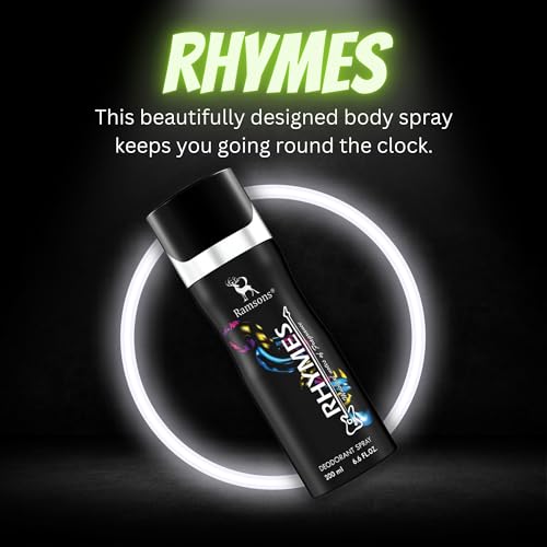 Ramsons Rhymes Deodorant Spray-200ml Deo for Men |Deodorant Body Spray |Bodyspray |Skin Friendly |Long Lasting Fragrance - View 2 of 4