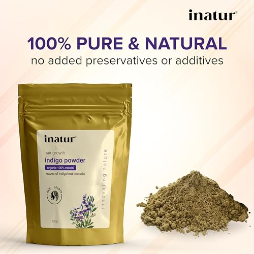 inatur Indigo Powder, 100gm (FROM INDIA)SAB - View 3 of 3