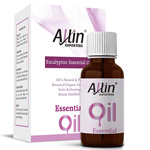 Allin Exporters Natural Eucalyptus Essential Oil Pure, Natural &amp; Undiluted Therapeutic Grade For Skincare, Aromatherapy &amp; Aroma Diffusers (15ml)(FROM INDIA)NUSS - View 2 of 4